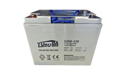 ΜΠΑΤΑΡΙΑ YUSUBA SOLAR GEL 12SG-110 12V 110AH C100, 1200 κύκλοι φόρτισης, 26.5kgr
